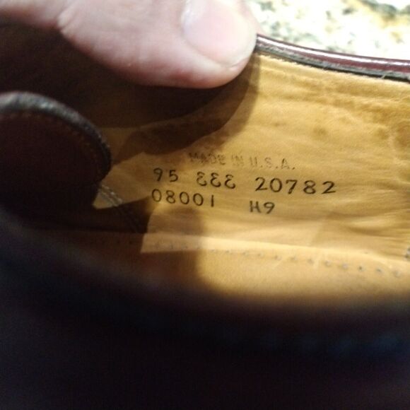 Cole Haan Memory Flex Comfort Burgundy Leather Lace Up Derby Dress Shoe Sz 9.5 - Picture 11 of 13